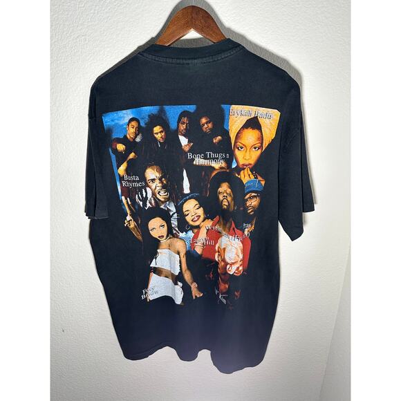 Top Artist Rap Tee Vintage Reprint Single Stitch T-shirt Bay Club Tag - Picture 3 of 6